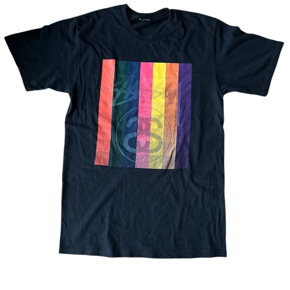 Stussy Colour Squares Tee, Black - Picture 3 of 6